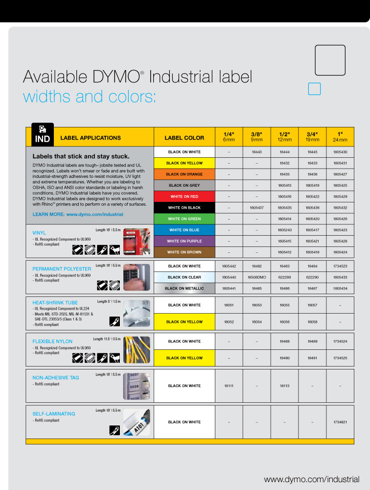 dymo labels online